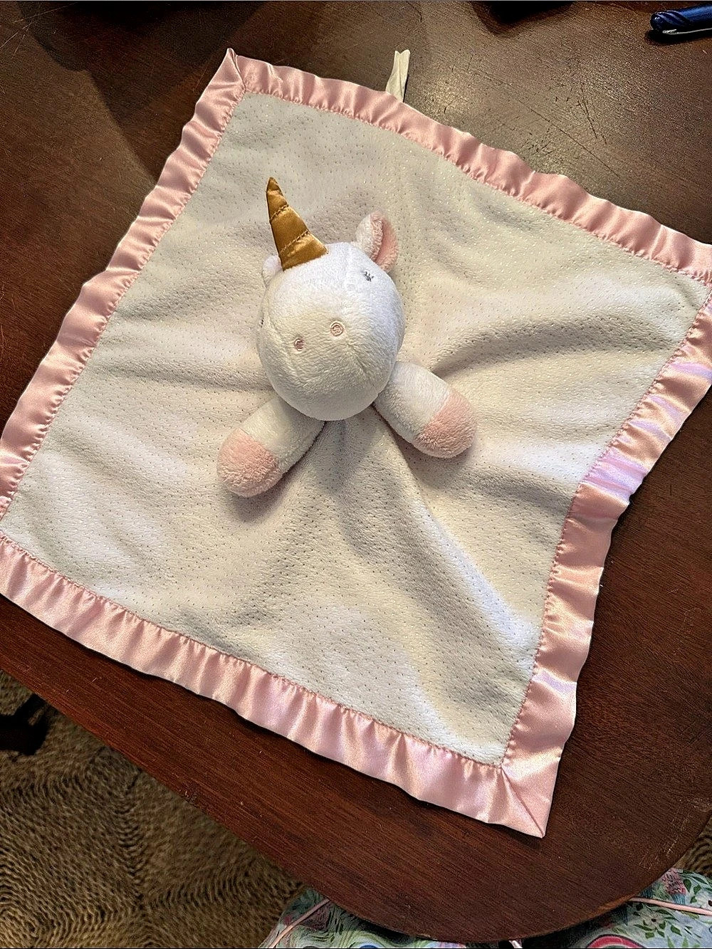 cloud island Unicorn Small Lovey Pink & White